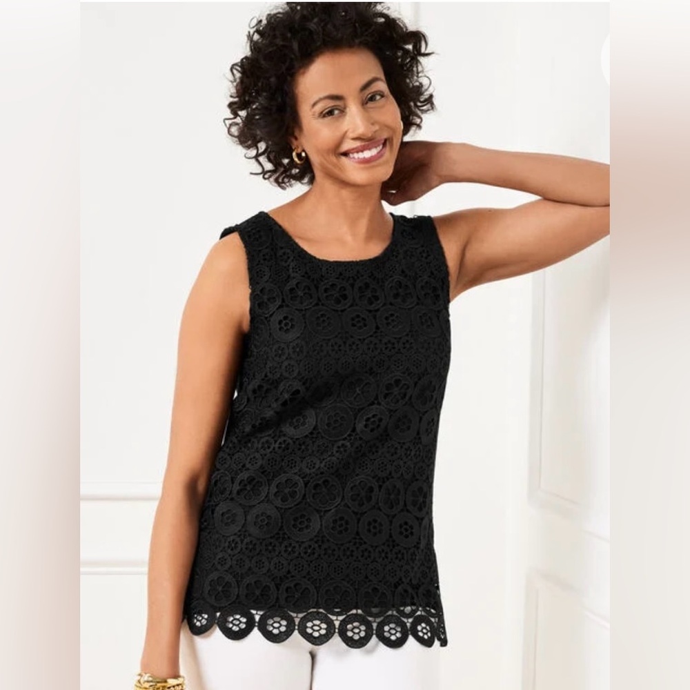Talbots Lace Shell